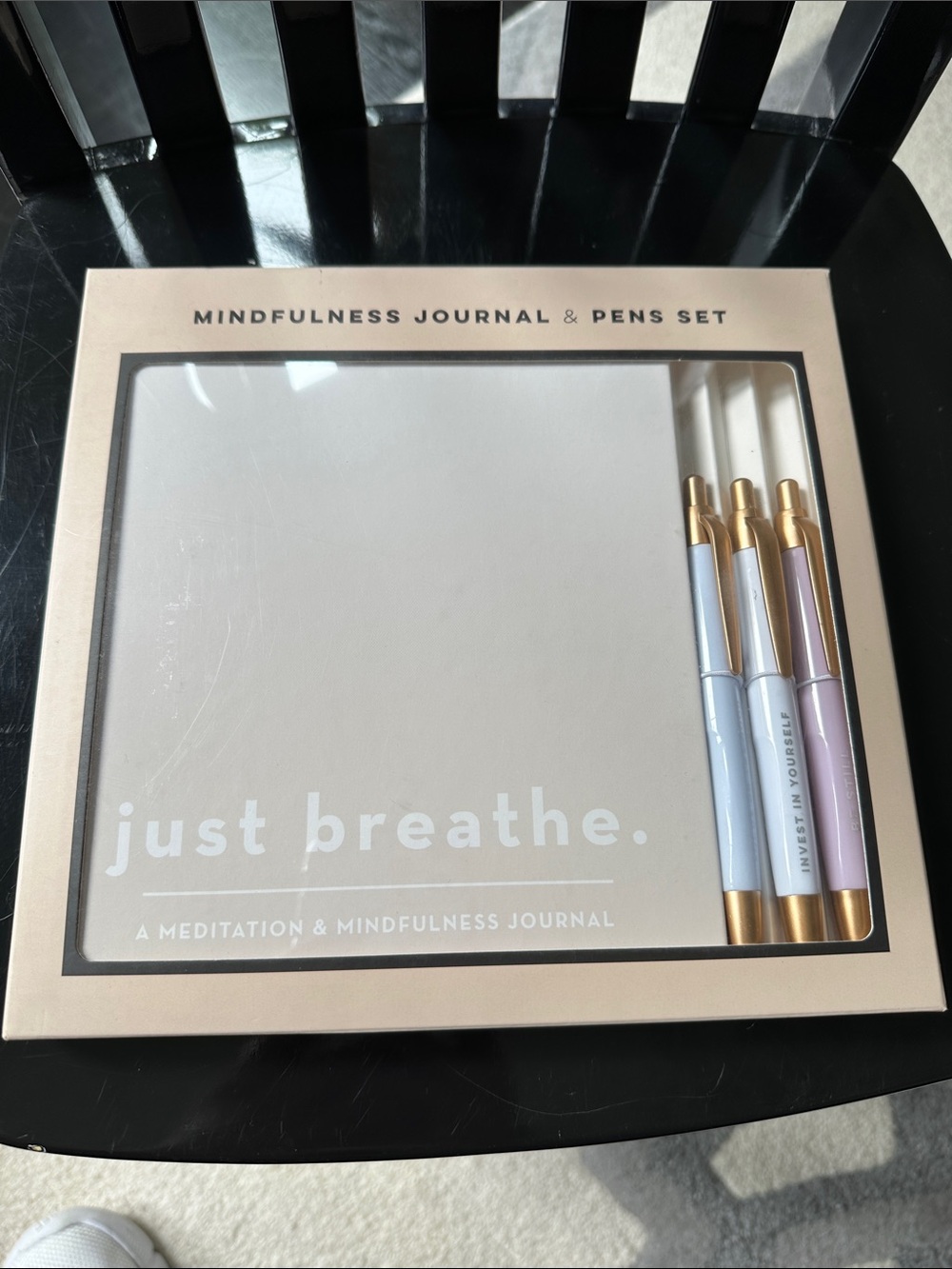 Just Breathe Mindfulness Journal & Pens Set